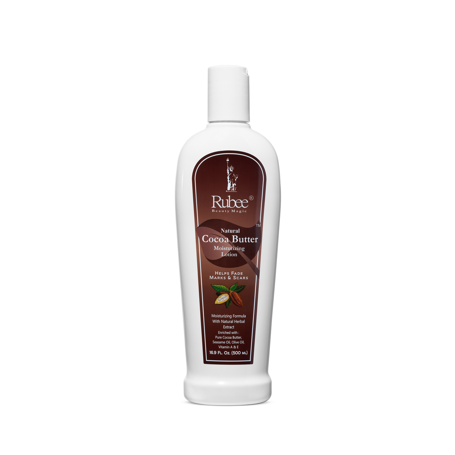 Rubee Natural Cocoa Butter Moisturizing Lotion