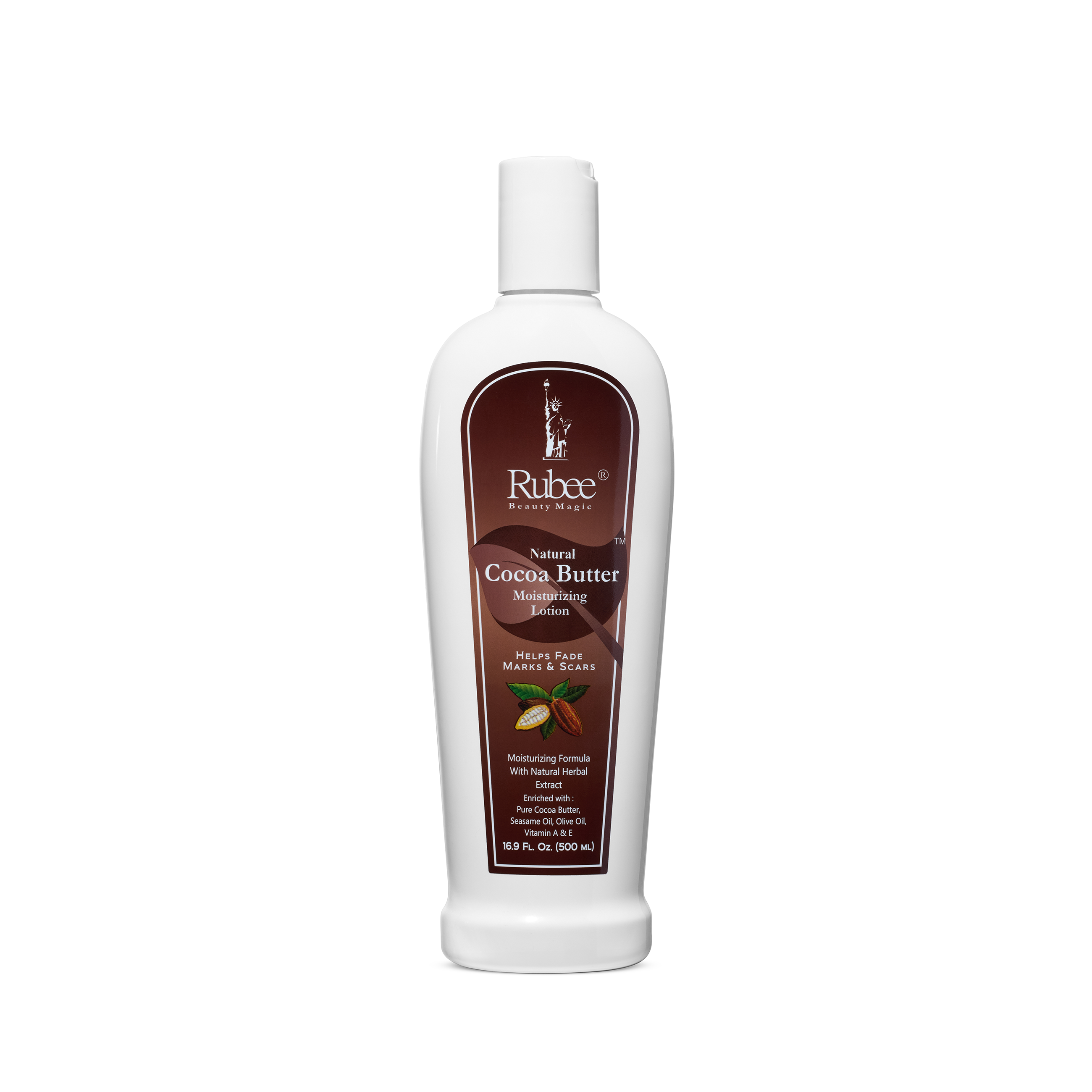 Rubee Natural Cocoa Butter Moisturizing Lotion