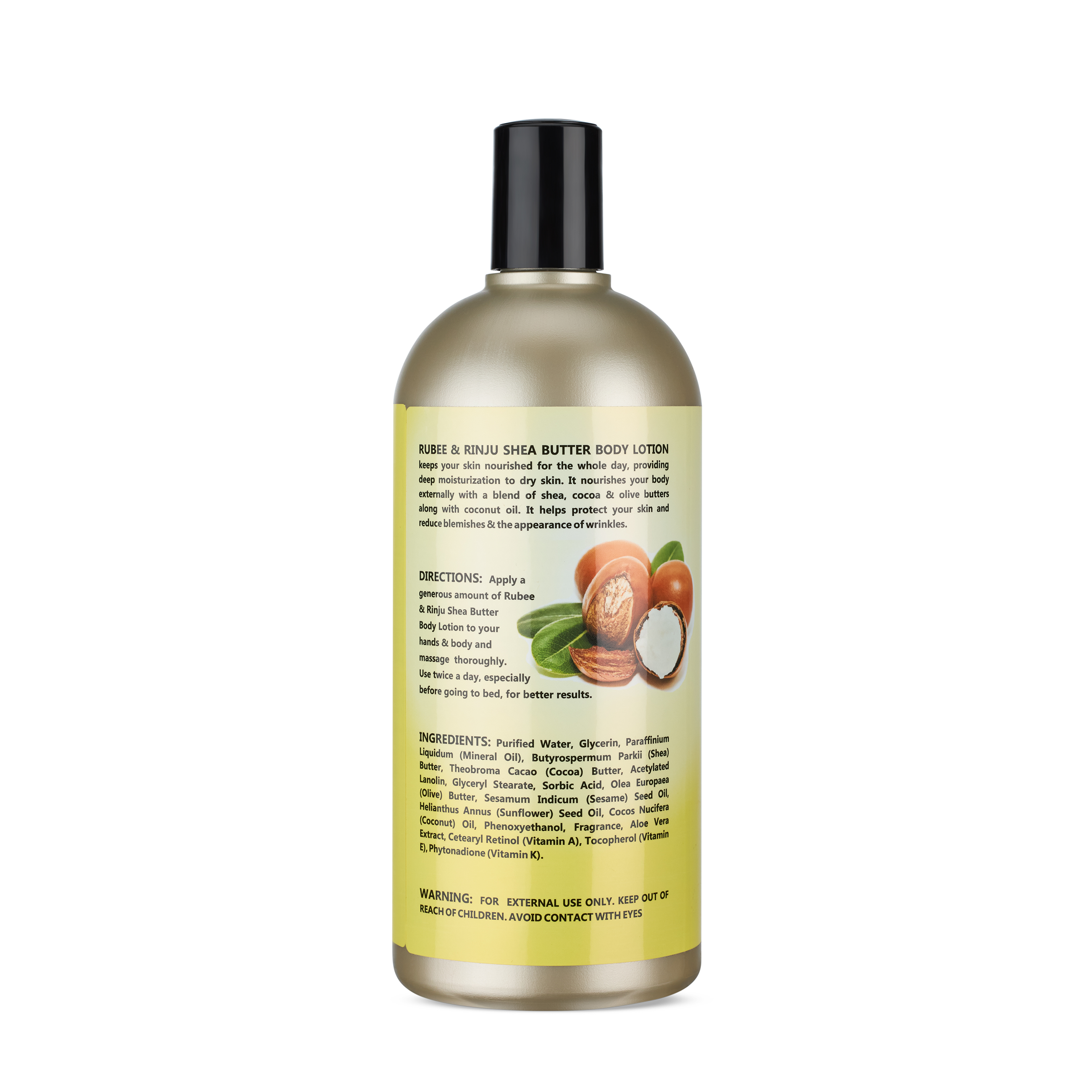 Rubee Rinju Cocoa Butter, Shea Butter & Moisturizing Therapy - 33.8 oz - Buy 1, Get 2 FREE