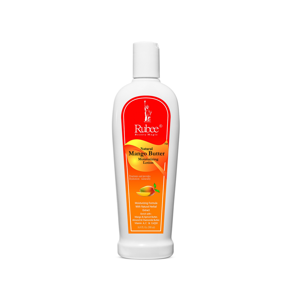 Rubee Natural Mango Butter Moisturizing Lotion