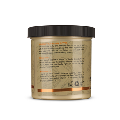 Pierre La Touche Shea Butter – Deep Moisturizing Body Butter with Shea, Coconut &amp; Essential Oils  13 OZ