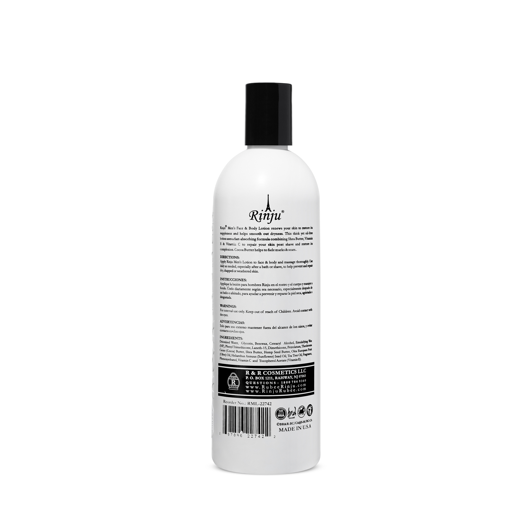 Rinju Men's Face & Body Lotion