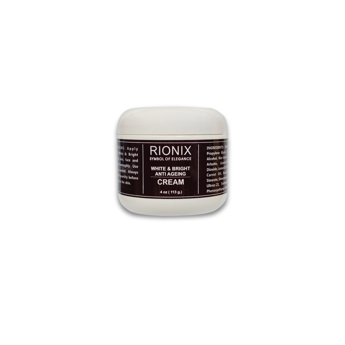 Rionix Whitening Cream - 4 oz