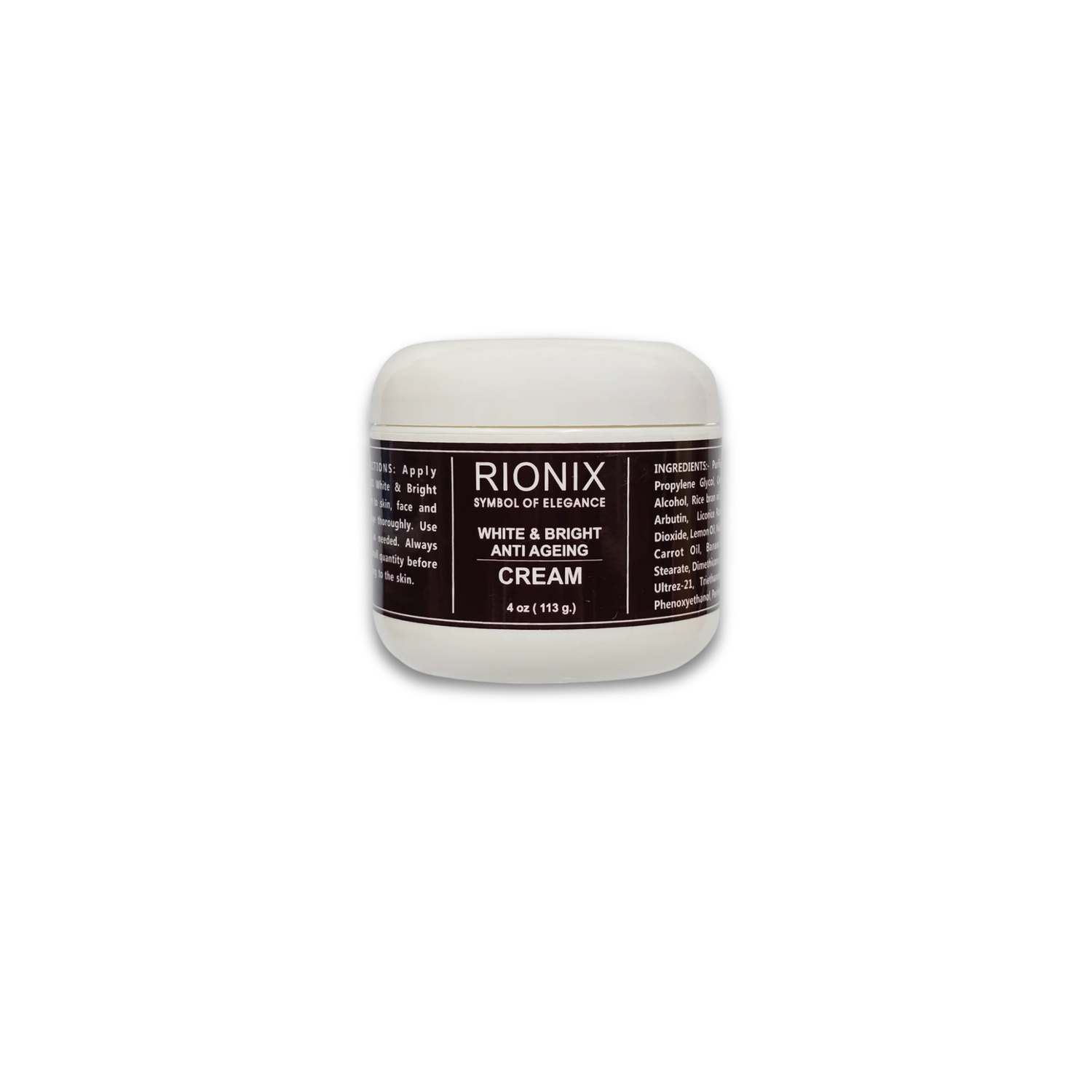 Rionix Whitening Cream - 4 oz