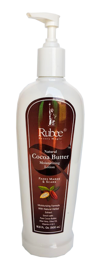 Rubee Natural Cocoa Butter Moisturizing Lotion